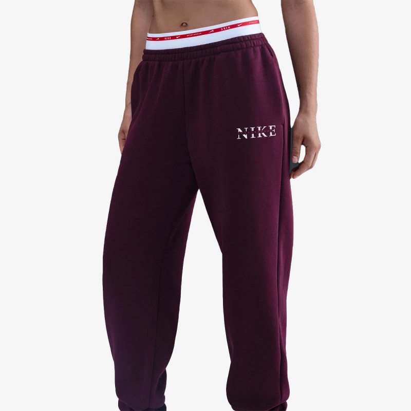 NIKE Pantaloni de trening W NSW PHNX FLC HR PANT GLS 