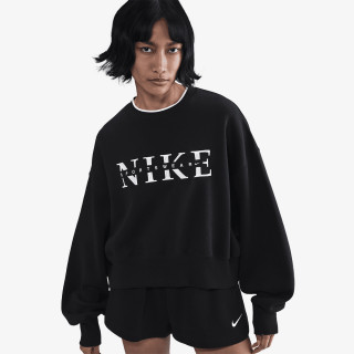 NIKE Hanorace W NSW PHNX FLC CREW GLS 