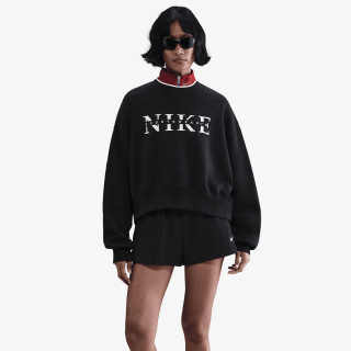 NIKE Hanorace W NSW PHNX FLC CREW GLS 