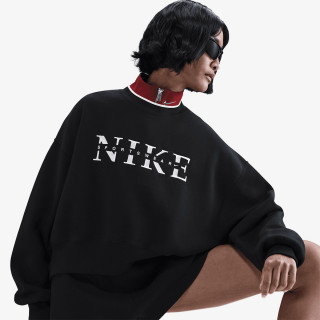 NIKE Hanorace W NSW PHNX FLC CREW GLS 