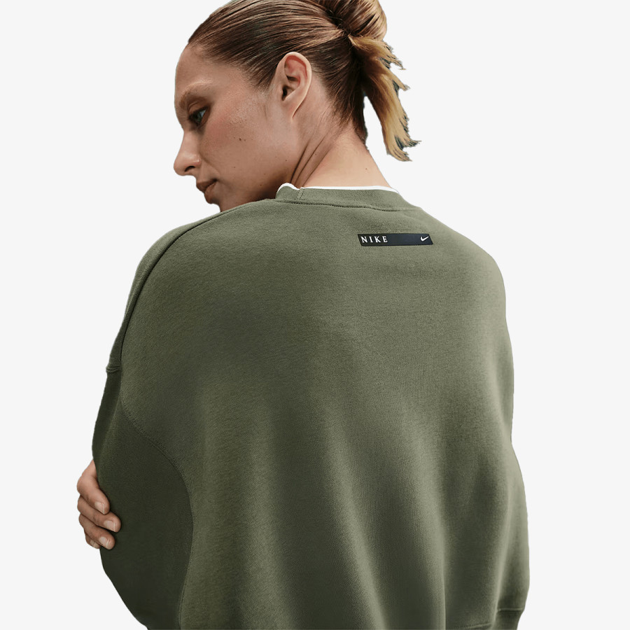 NIKE Hanorace W NSW PHNX FLC CREW GLS 