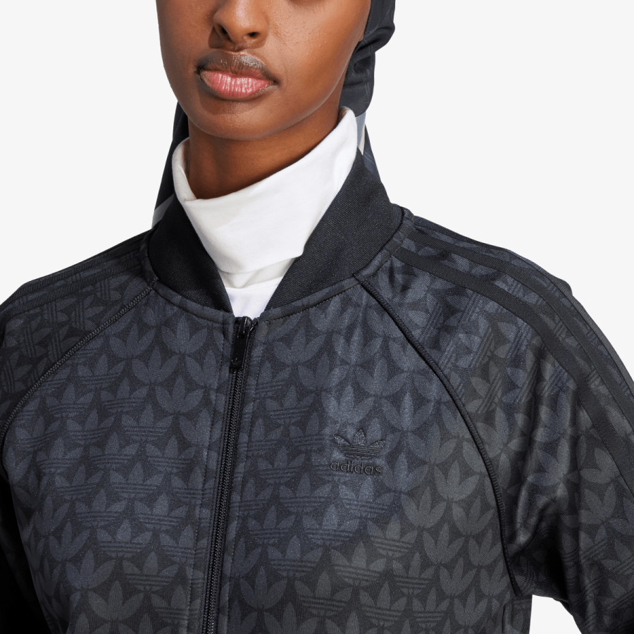 ADIDAS Hanorace TREFOIL MONOGRAM SST TRACK TOP 