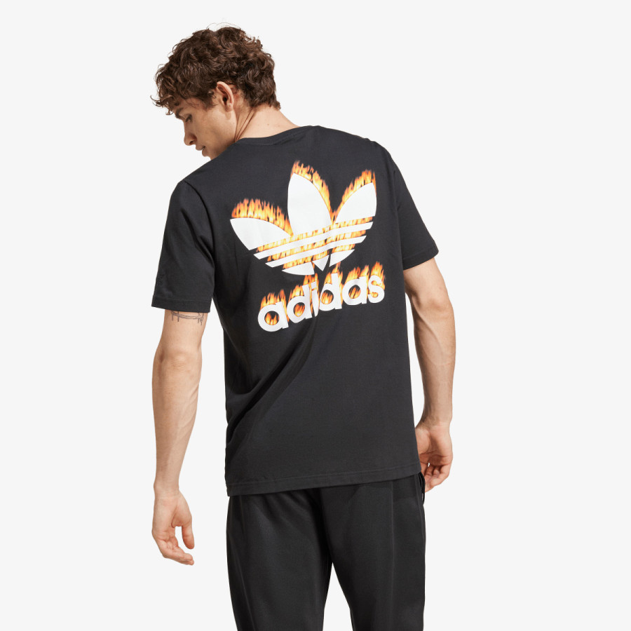 ADIDAS Tricouri Graphics Fire Trefoil 