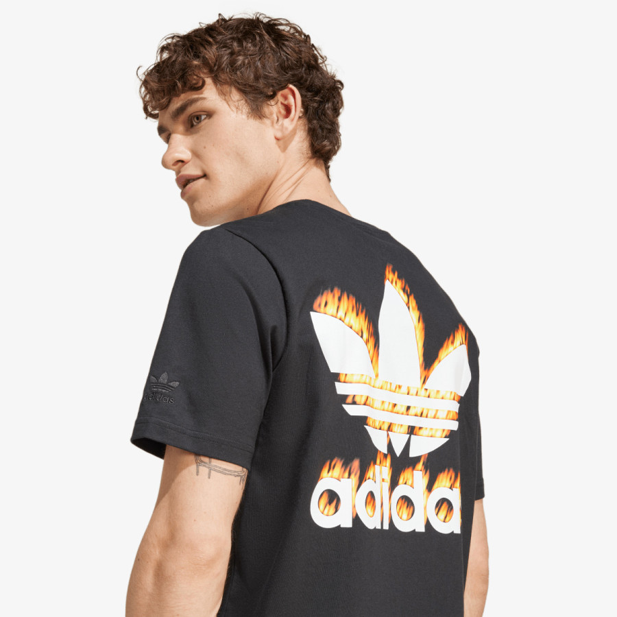 ADIDAS Tricouri Graphics Fire Trefoil 