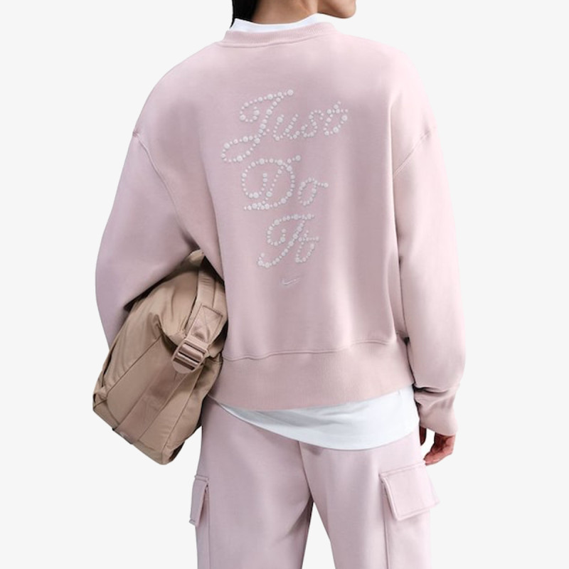 NIKE Hanorace W NSW PHNX FLC OS CREW 