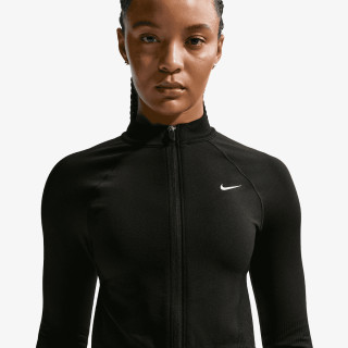 NIKE Tricouri maneca lunga W NP DF SMLS FZ MIDLAYER WT 