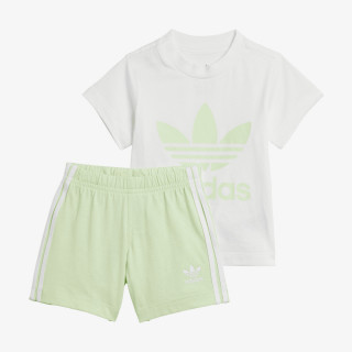ADIDAS Tricou si pantaloni scurti Trefoil 