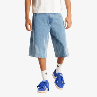 ADIDAS Pantaloni scurti Flames Denim 