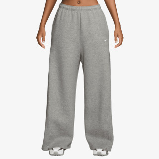 NIKE Pantaloni de trening W NK STDO FLC MW PLTD SNP PNT 