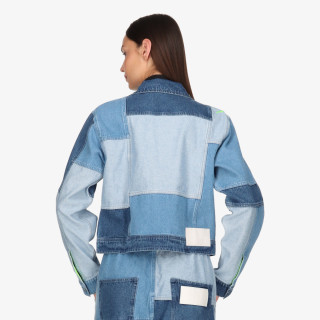 ADIDAS Hanorace KSENIASCHNAIDER DENIM PATCHWORK 