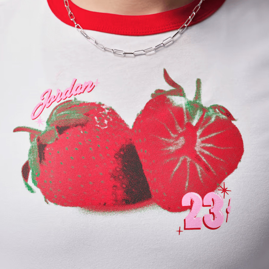 JORDAN Tricouri W J STRWBY RINGER TEE 