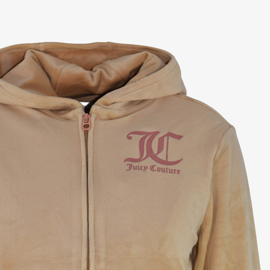JUICY COUTURE Treninguri ZIP THRU HOODIE AND BOOTCUT JOG SET 