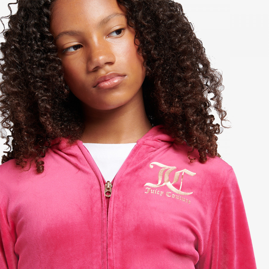JUICY COUTURE Treninguri ZIP THRU HOODIE AND BOOTCUT JOG SET 