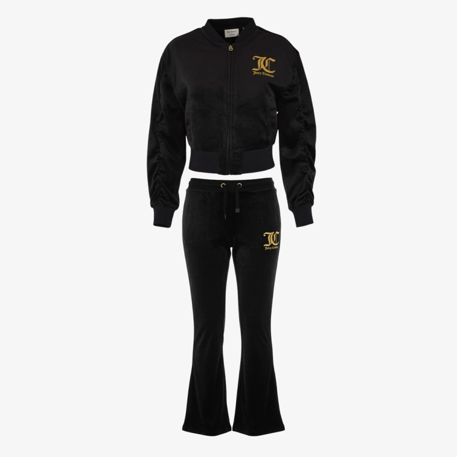 JUICY COUTURE Treninguri VELOUR BOMBER & BOOTCUT JOG SET 