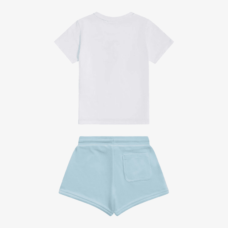 JUICY COUTURE Treninguri JC Logo Tee & Velour Short Set 