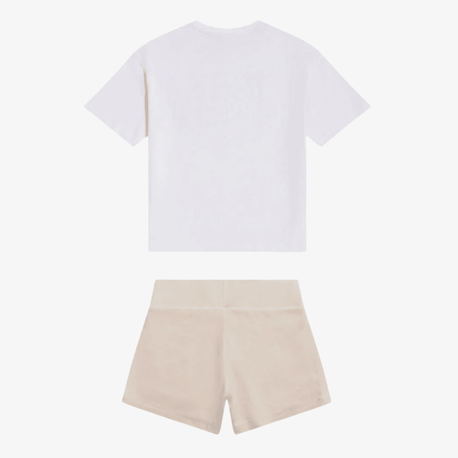 JUICY COUTURE Treninguri Oversize Tee & Velour Short Set 