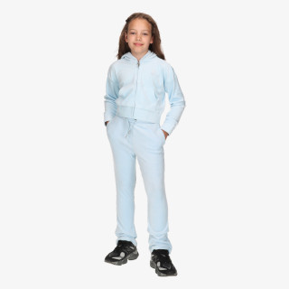 JUICY COUTURE Treninguri Cropped Velour Diamante Zip Thru & Bootc 