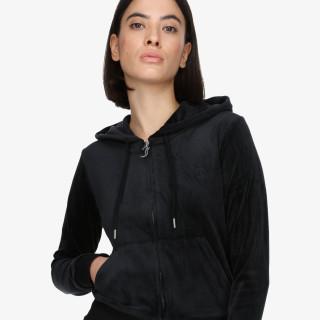 JUICY COUTURE Hanorace CREAM CLASSIC VELOUR ROBERTSON HOODIE 