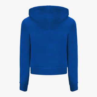 JUICY COUTURE Hanorace ZIP THROUGH HOODIE WITH  ZIP PULL &  JC 