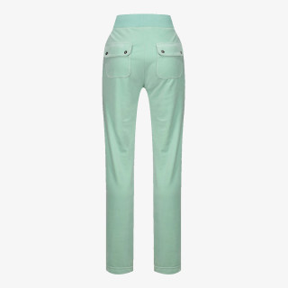 JUICY COUTURE Pantaloni de trening STRAIGHT LEG TRACK PANT WITH POCKET 