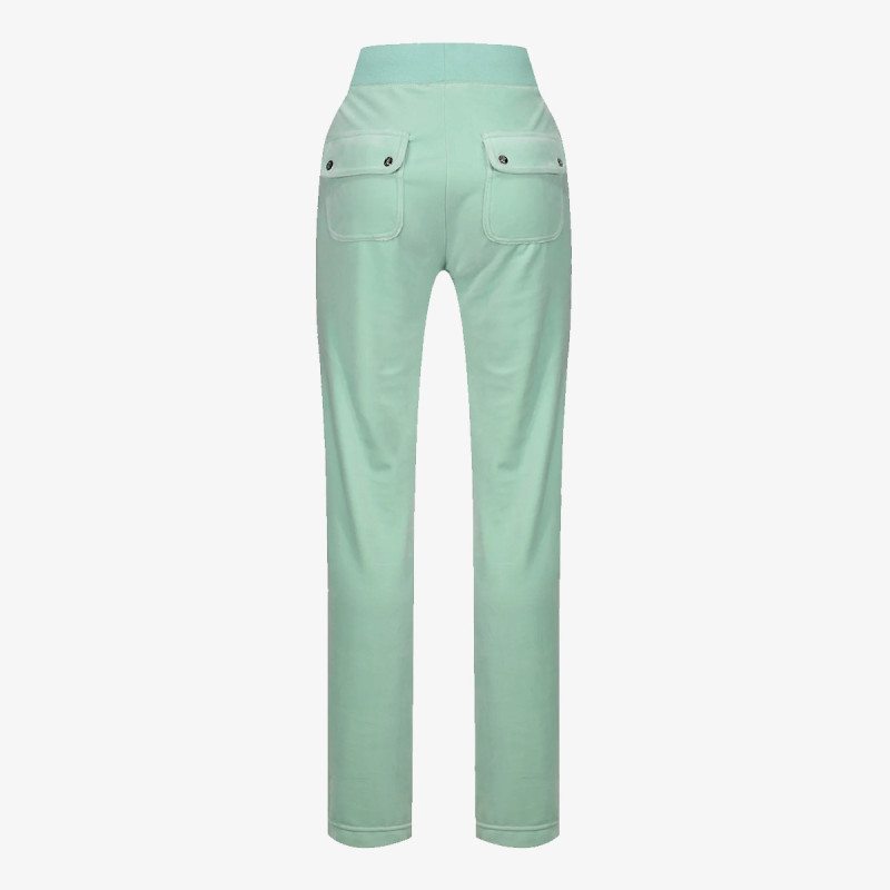 JUICY COUTURE Pantaloni de trening STRAIGHT LEG TRACK PANT WITH POCKET 