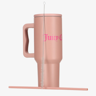 JUICY COUTURE STICLA PENTRU APA Steel Tumbler With Straw 
