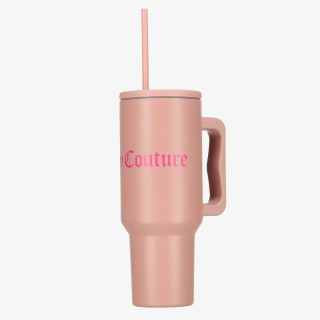 JUICY COUTURE STICLA PENTRU APA Steel Tumbler With Straw 