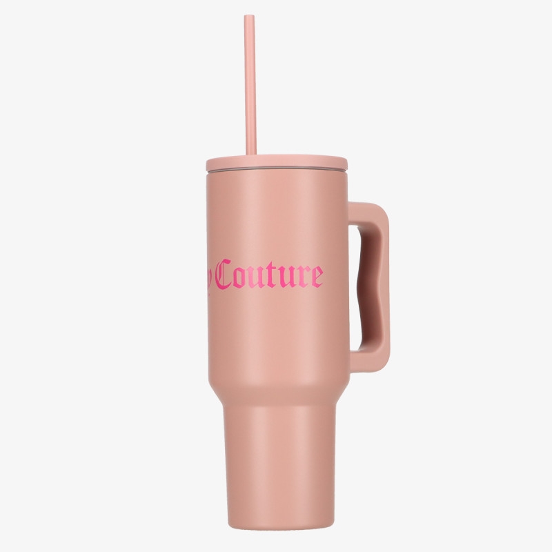 JUICY COUTURE STICLA PENTRU APA Steel Tumbler With Straw 