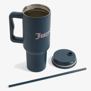 JUICY COUTURE STICLA PENTRU APA Steel Tumbler With Straw 
