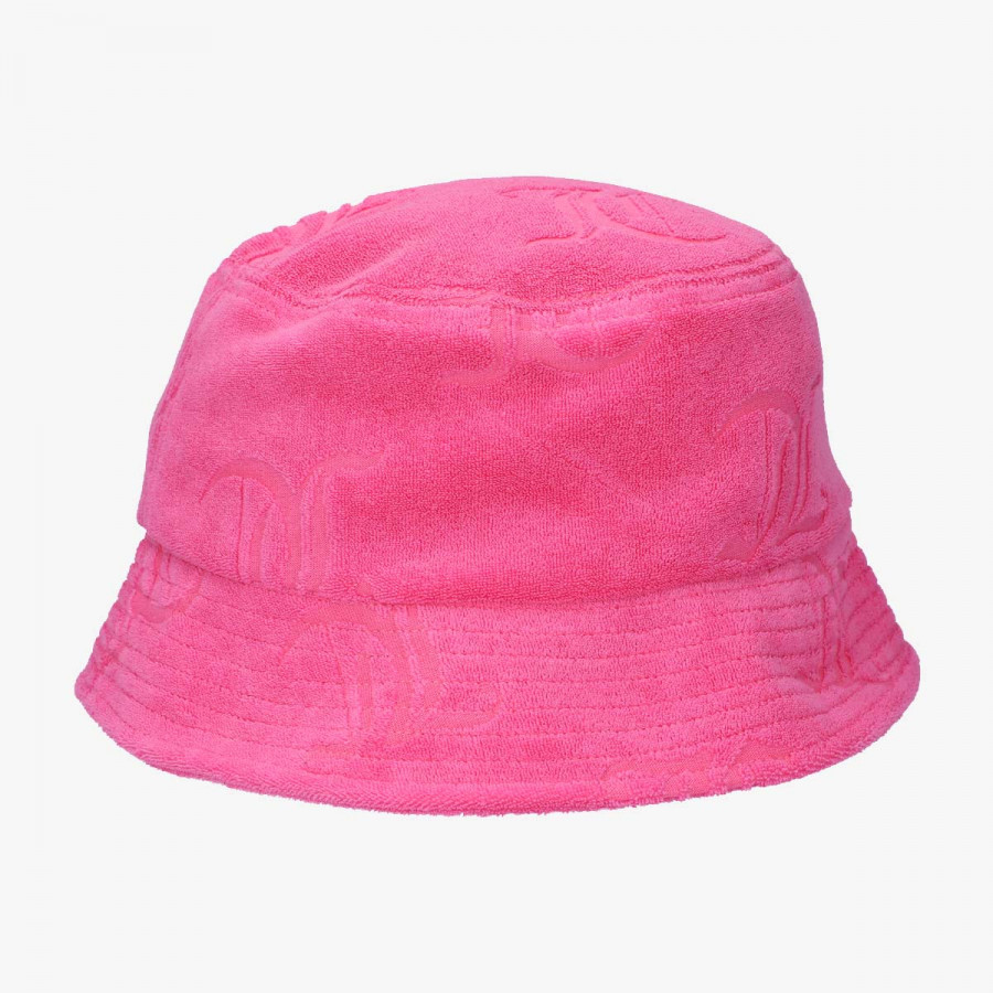 JUICY COUTURE PALARIE ELEANNA MONOGRAM TOWELLING BUCKET HAT 