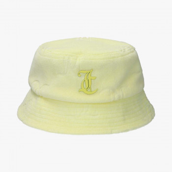 JUICY COUTURE PALARIE ELEANNA MONOGRAM TOWELLING BUCKET HAT 