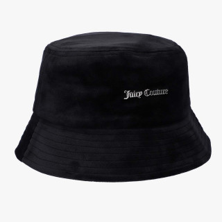 JUICY COUTURE PALARIE ELLIE VELOUR BUCKET HAT 