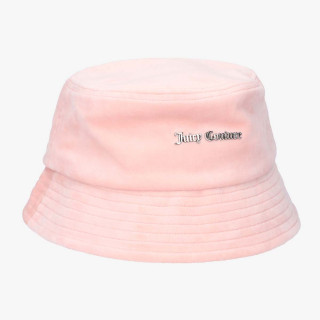 JUICY COUTURE PALARIE ELLIE VELOUR BUCKET HAT 