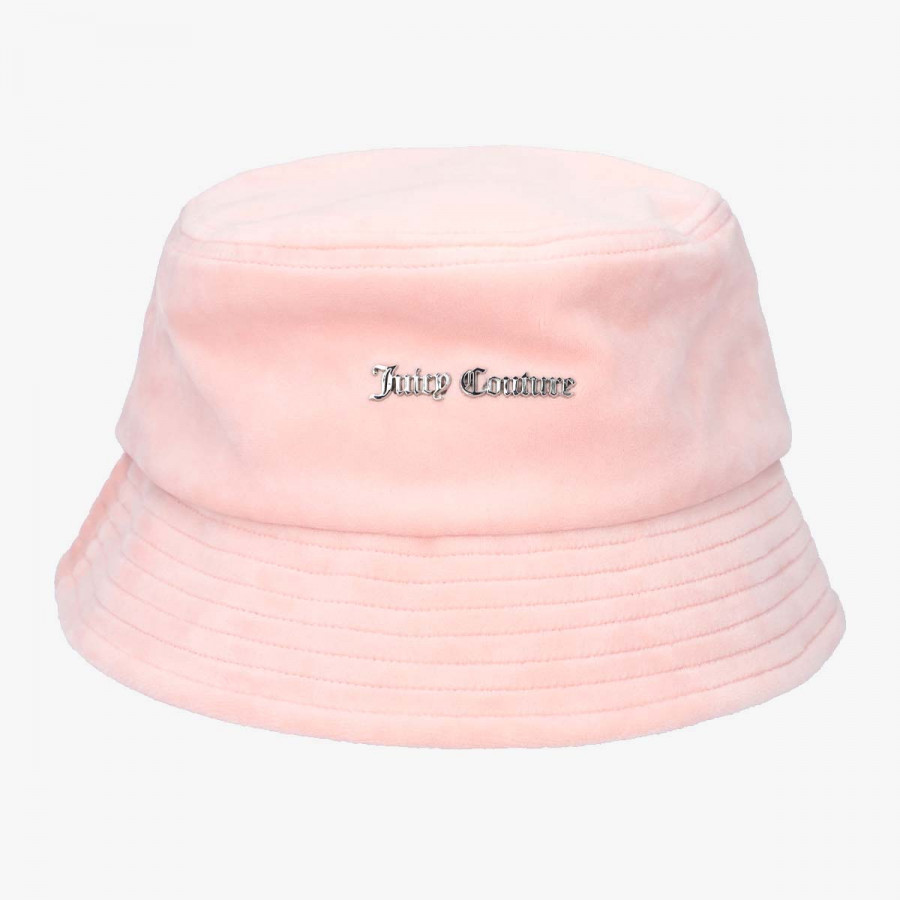 JUICY COUTURE PALARIE ELLIE VELOUR BUCKET HAT 