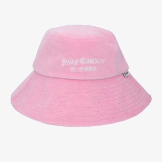 JUICY COUTURE Palarie VELOUR LONG BRIM BUCKET HAT 