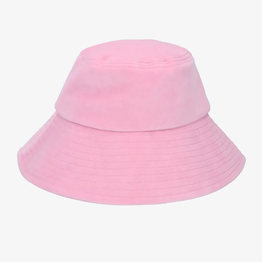 JUICY COUTURE PALARIE VELOUR LONG BRIM BUCKET HAT 