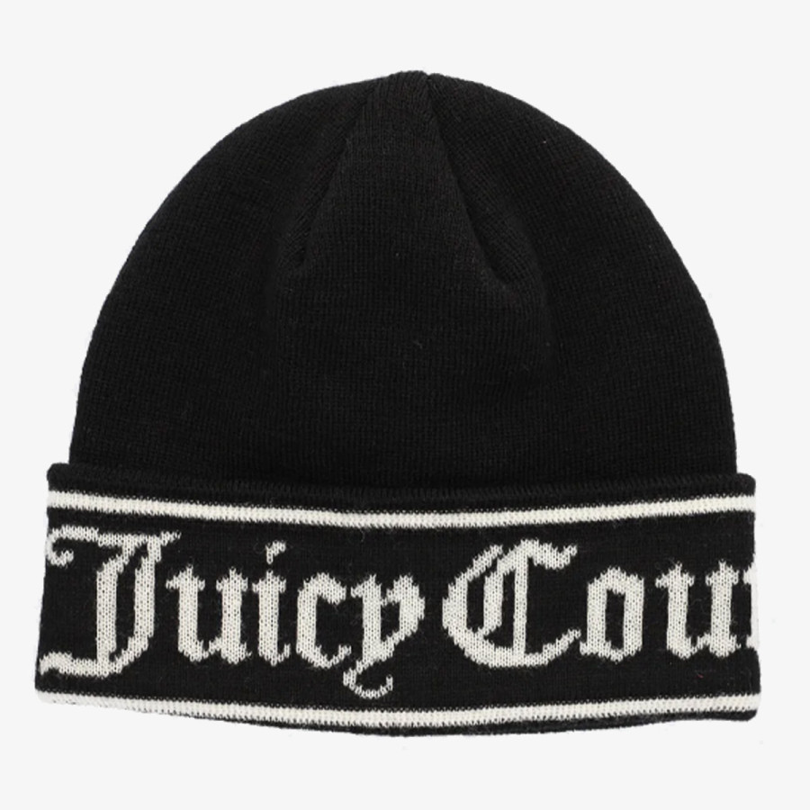 JUICY COUTURE Palarie INGRID FLAT KNIT BEANIE 