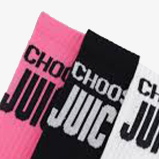 JUICY COUTURE Sosete CHSE 3 PCK SCK 