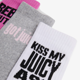 JUICY COUTURE Sosete SLOGAN SOCKS 