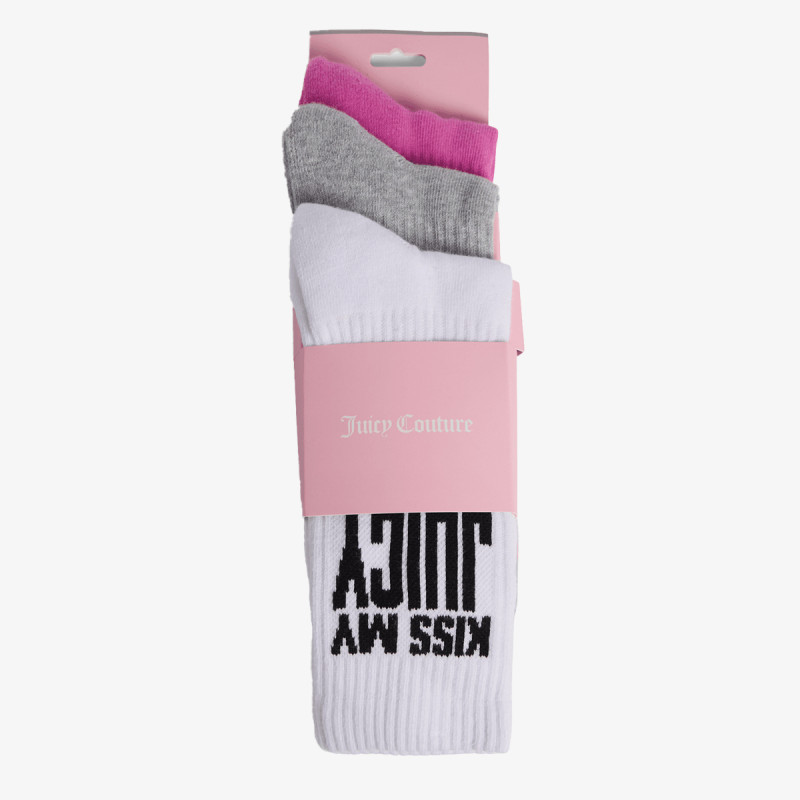 JUICY COUTURE Sosete SLOGAN SOCKS 