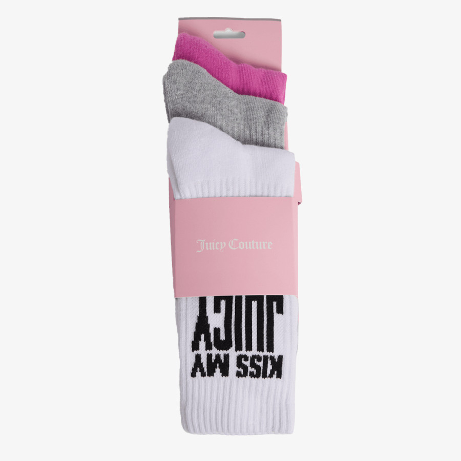JUICY COUTURE Sosete SLOGAN SOCKS 