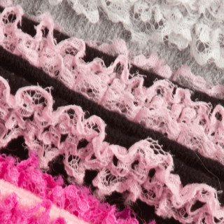 JUICY COUTURE Sosete 3 PK LACE SOCKS 