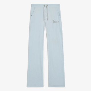 JUICY COUTURE Pantaloni de trening WOMENS BEGONIA PINK CLASSIC VELOUR TRACK PANT 