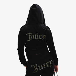 JUICY COUTURE Hanorace MIXED COLOUR DIAMANTE ROBERTSON HOODIE 