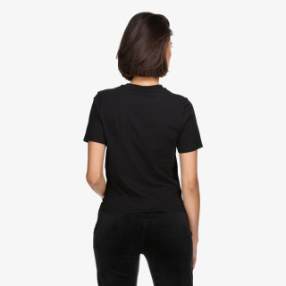 JUICY COUTURE Tricouri BLACK ARCHED DIAMANTE GIRLFRIEND TEE 