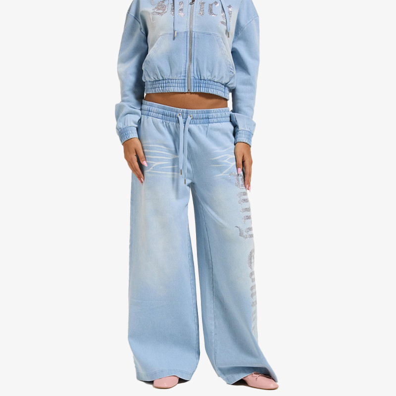 JUICY COUTURE Pantaloni de trening WASHED SMOCKED ANNEN 