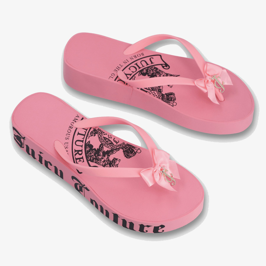 JUICY COUTURE Papuci HERITAGE CREST EVA WEDGE SLIDE 