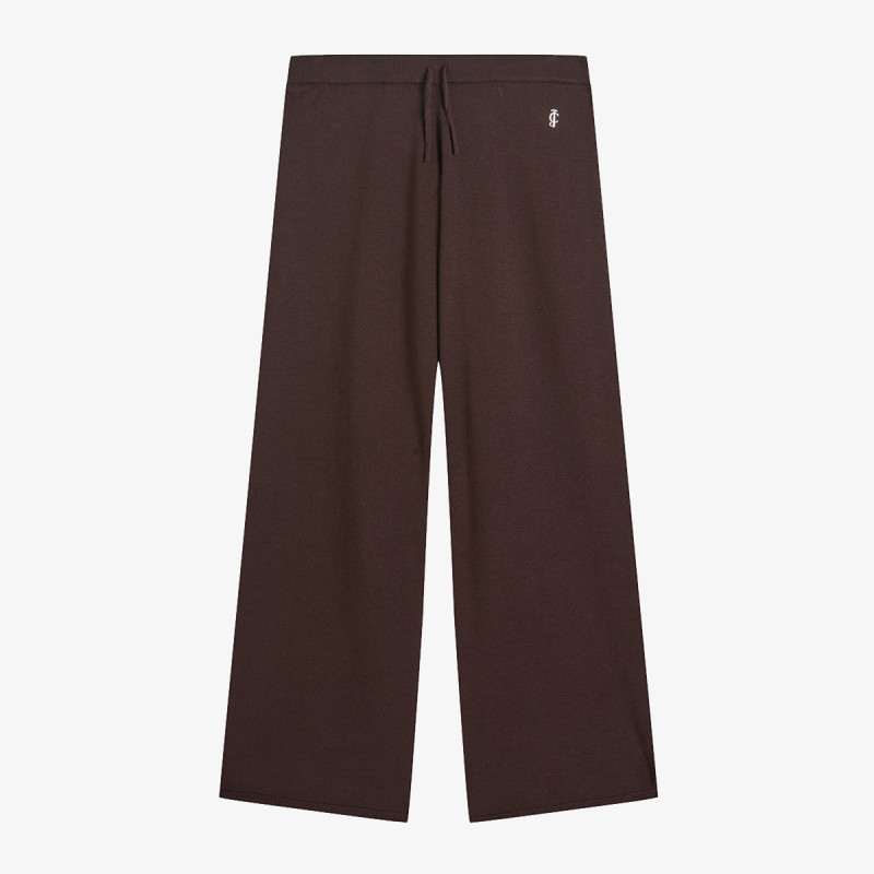 JUICY COUTURE Pantaloni de trening HERITAGE KNIT MID RISE WIDE LEG