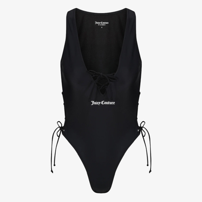 JUICY COUTURE Costum de baie (intreg) ONE PIECE SWIMSUIT WITH LATTICE DETAIL 