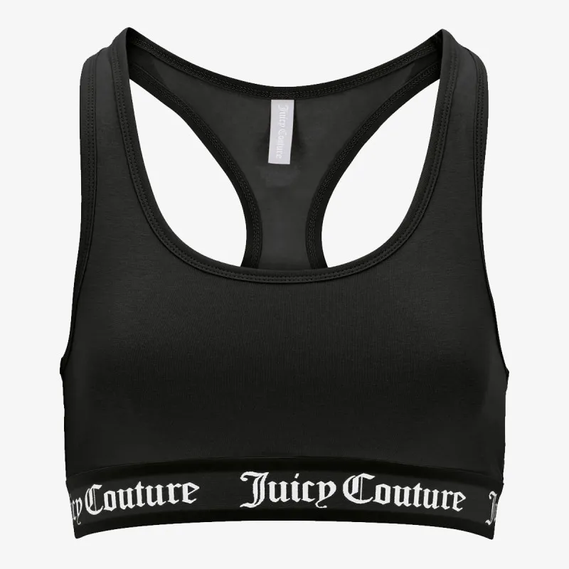 JUICY COUTURE BUSTIERA COTTON BRALETTE WITH ELASTIC 